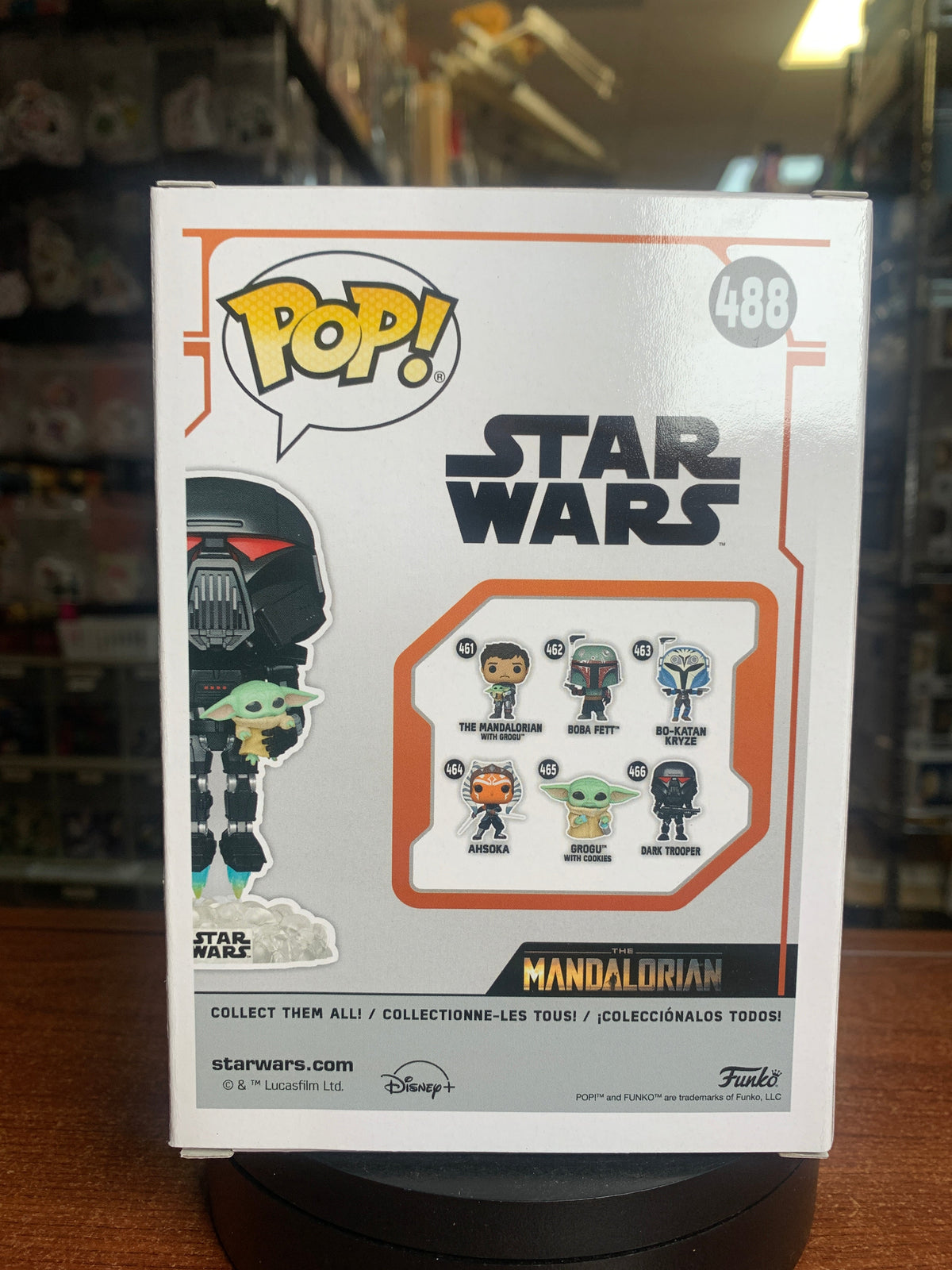 Dark Trooper with Grogu #488 (Funko Pop, Star Wars)