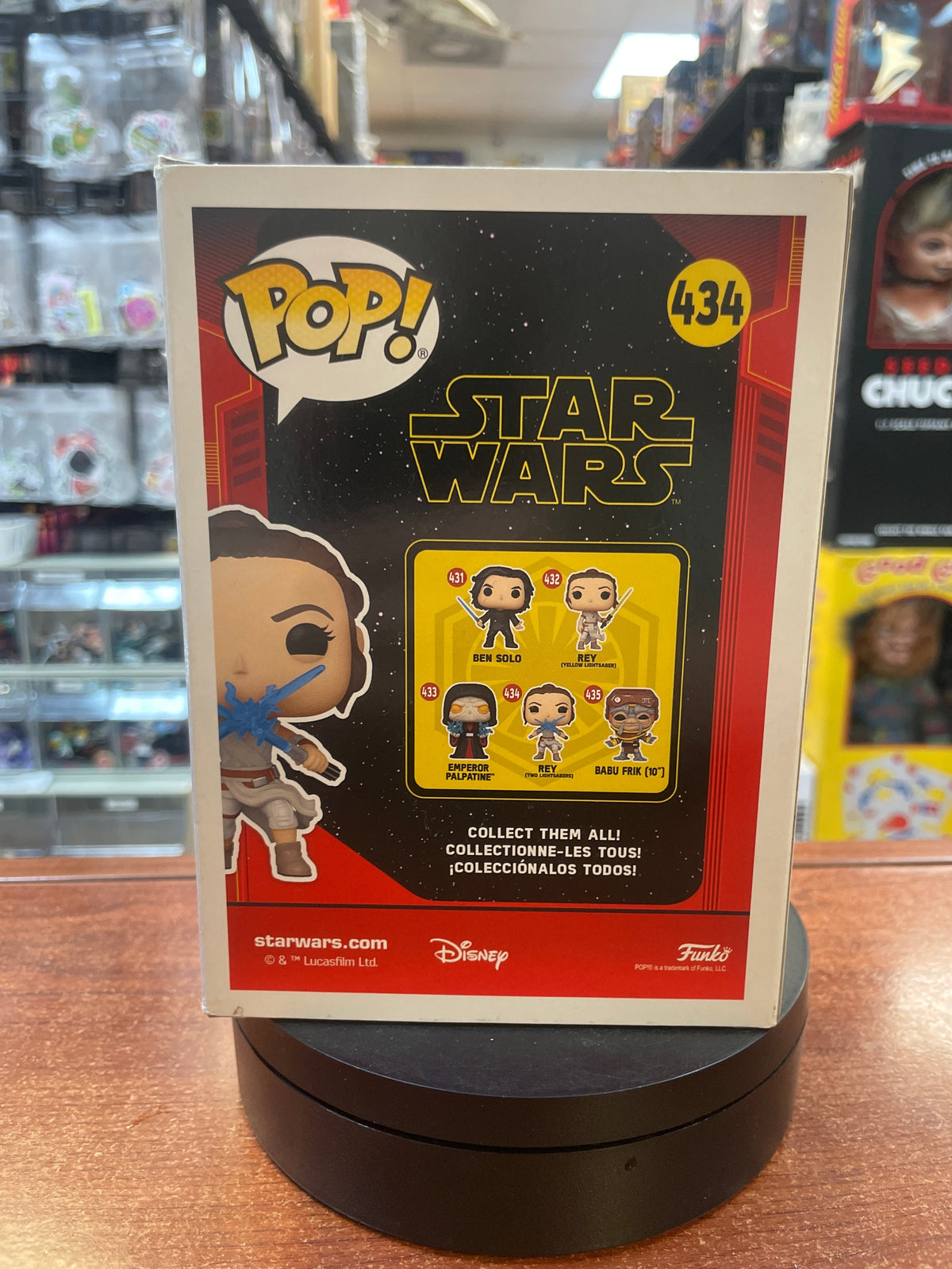 Two Lightsabers Rey #434 (Funko Pop, Star Wars)