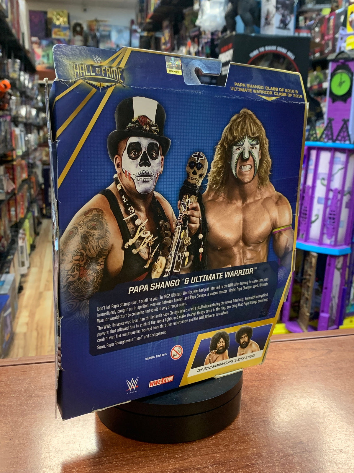 Papa Shango & Ultimate Warrior (WWE Elites, Mattel) SEALED