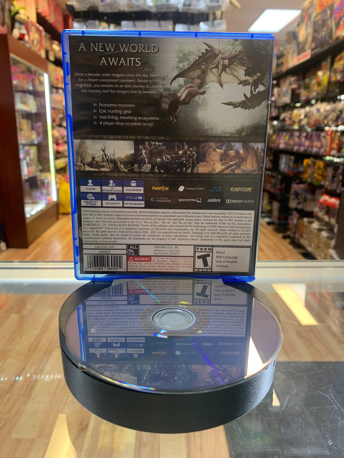 Monster Hunter World (Sony PlayStation 4 PS4, Video Game)