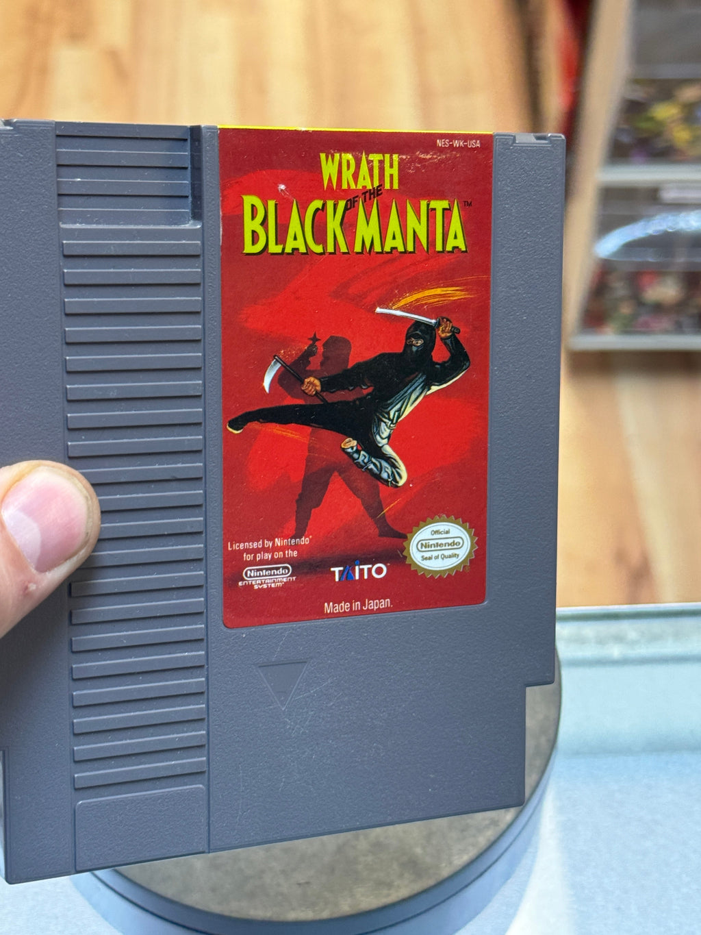 Wrath of the black Manta (Nintendo NES, Video Game) Tested Working
