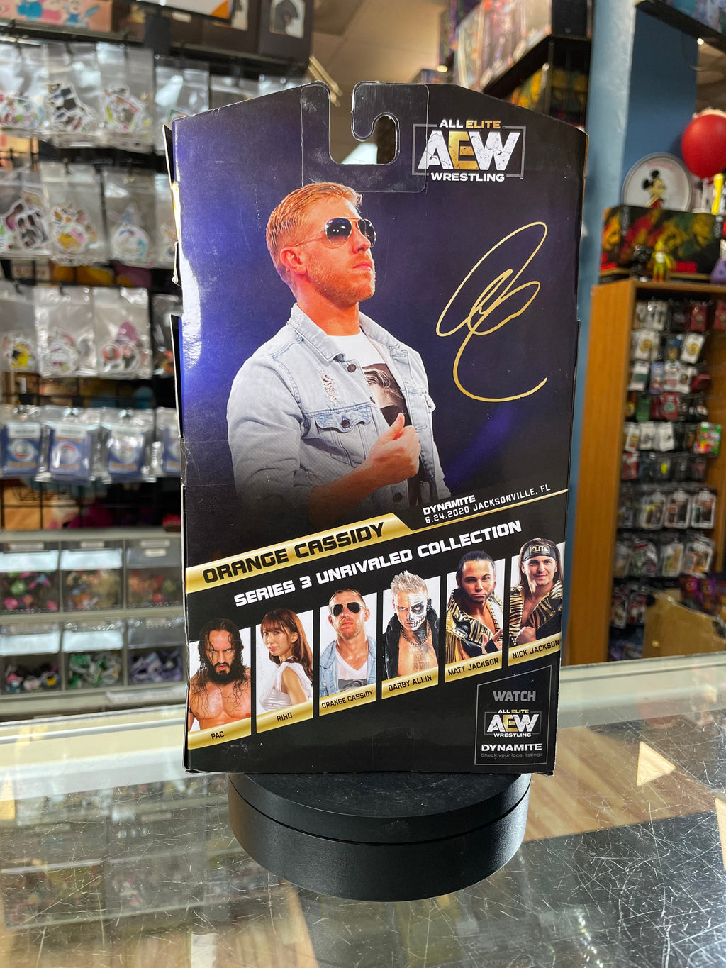 Orange Cassidy Unrivaled #21 (AEW Unmatched Collection, Jazwares) SEALED