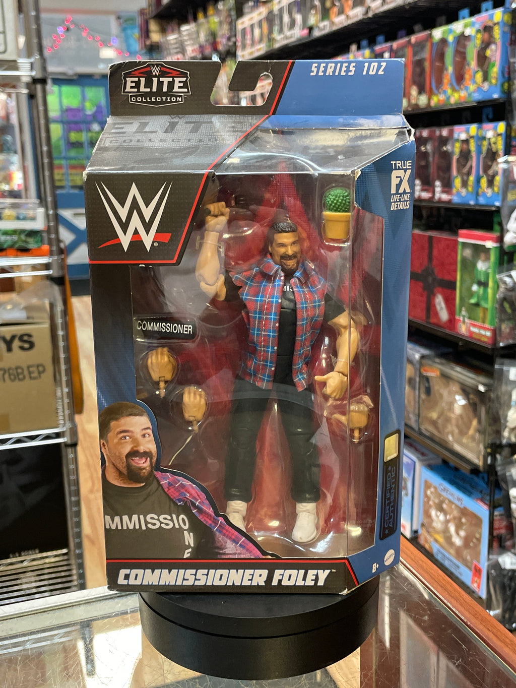 Commissioner Foley S102 (WWE Elite Collection, Mattel) SEALED