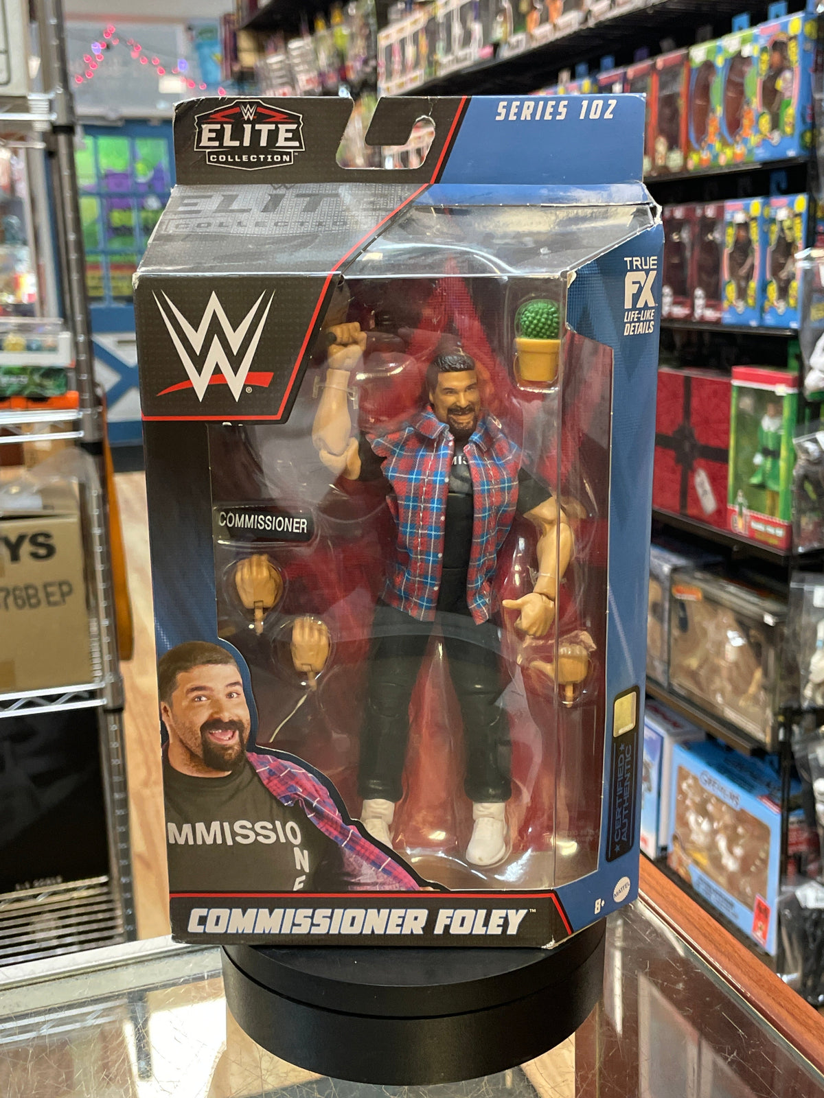 Commissioner Foley S102 (WWE Elite Collection, Mattel) SEALED