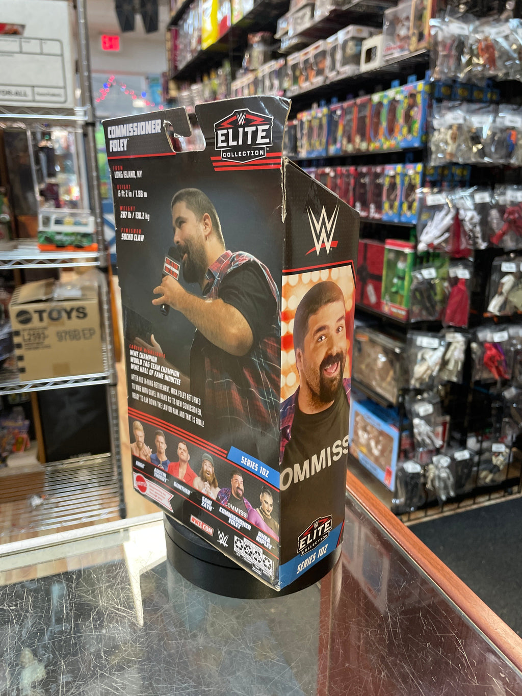 Commissioner Foley S102 (WWE Elite Collection, Mattel) SEALED