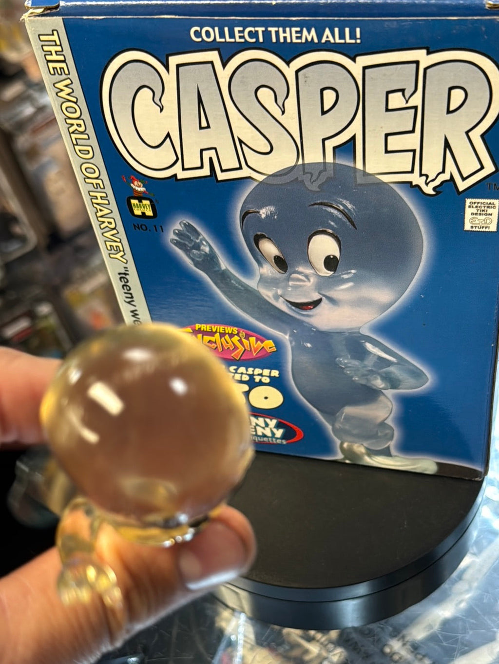 Clear Casper MIni Marquette 242/250 (World of Harvey, Casper Teeny Weeny) Open Box