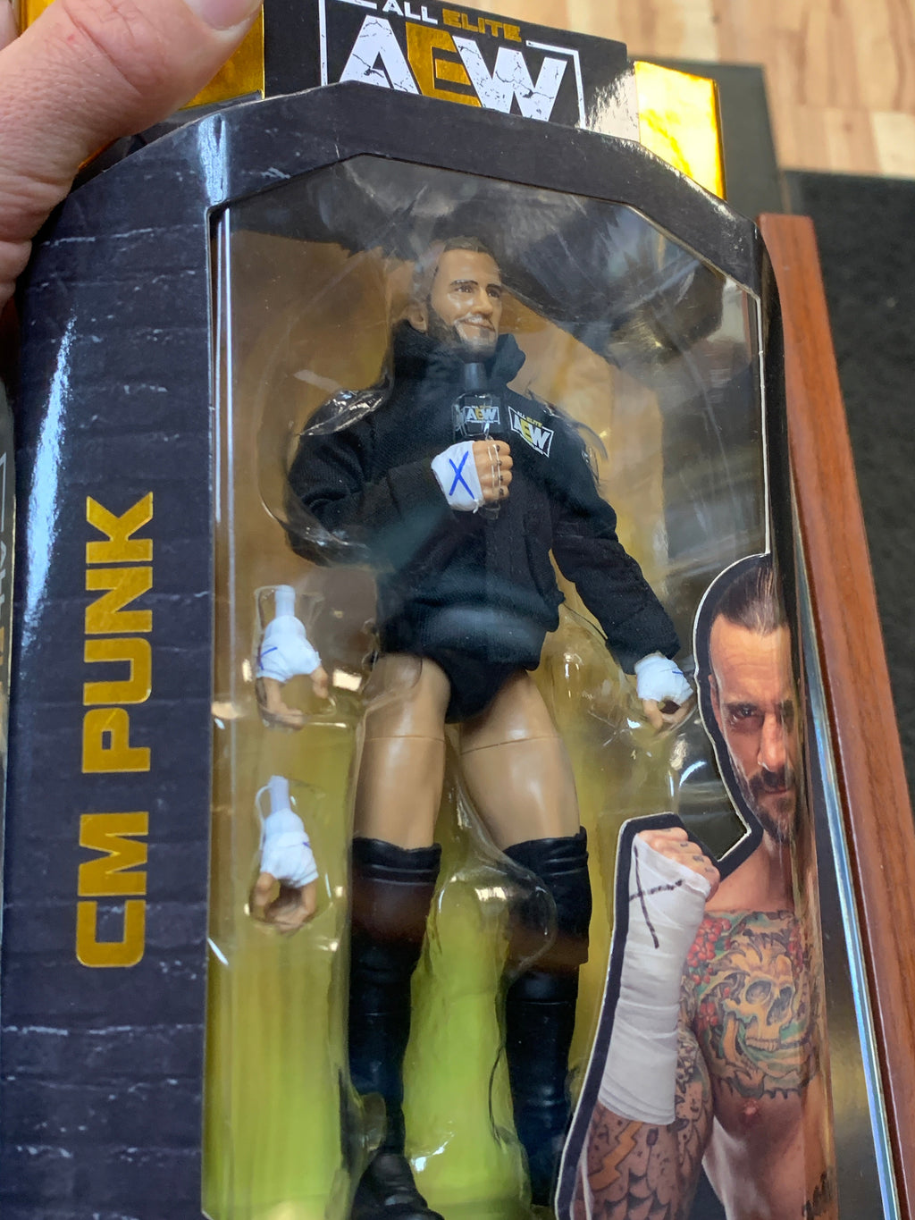 CM Punk #89 (AEW All Elite Wrestling, Jazwares) **SEALED**