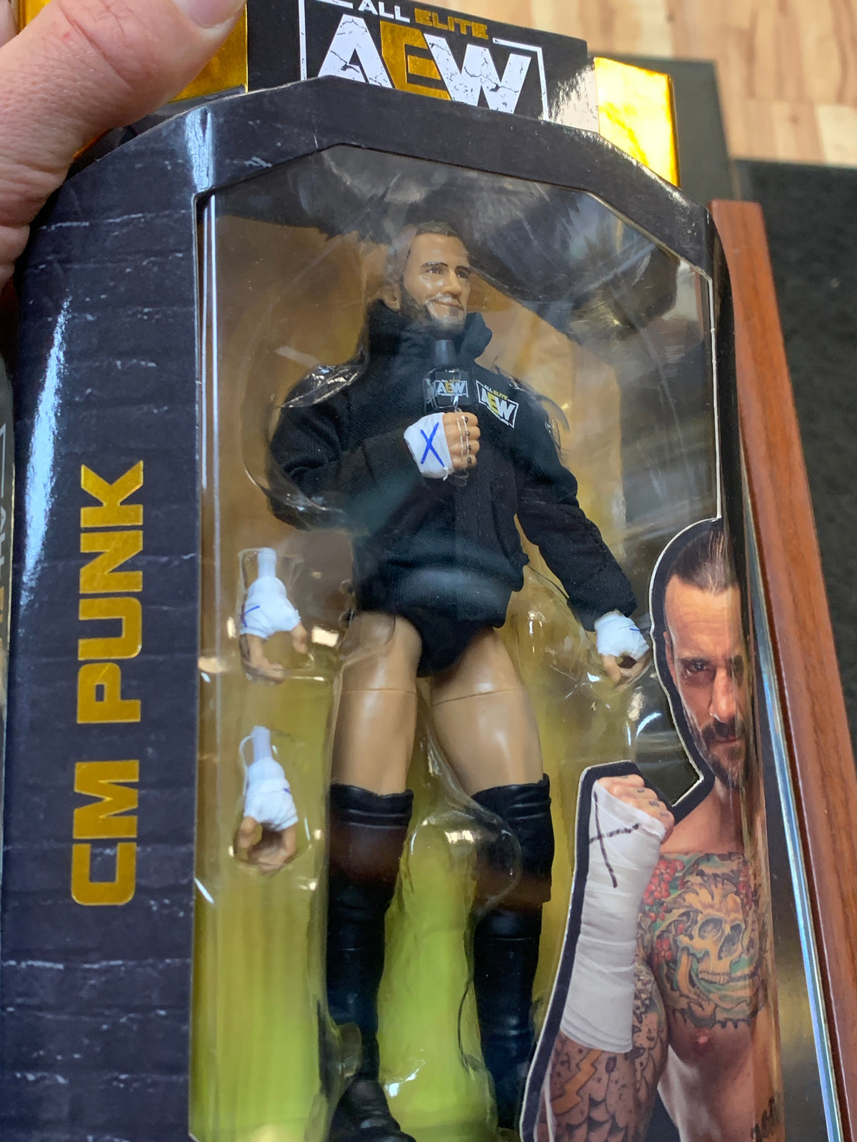CM Punk #89 (AEW All Elite Wrestling, Jazwares) **SEALED**