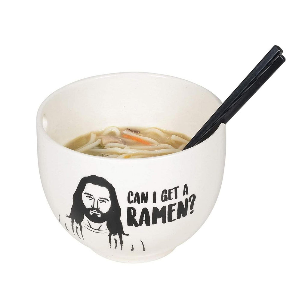 Jesus Can I Get A Ramen 20oz Ramen Bowl and Chopsticks Set