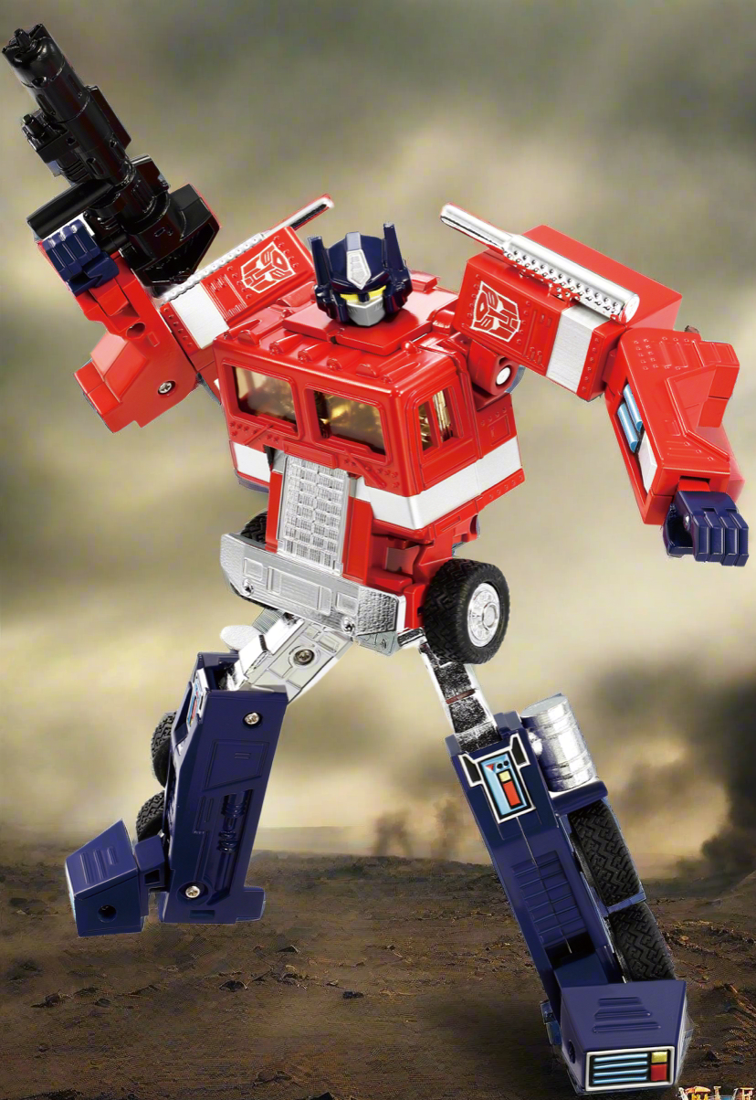 Transformers Masterpiece Missing Link C-01 Optimus Prime With Trailer
