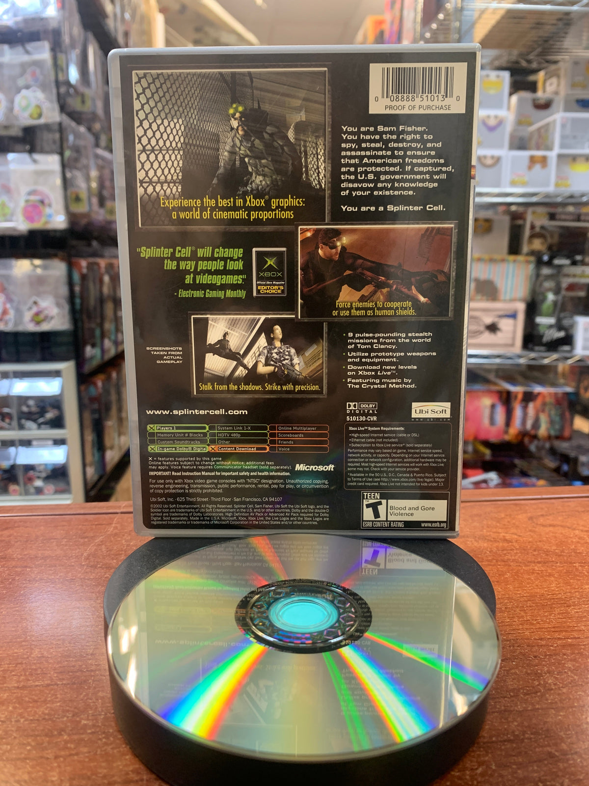 Splinter Cell: Stealth Action Redefined (Microsoft  Xbox, Video Game)