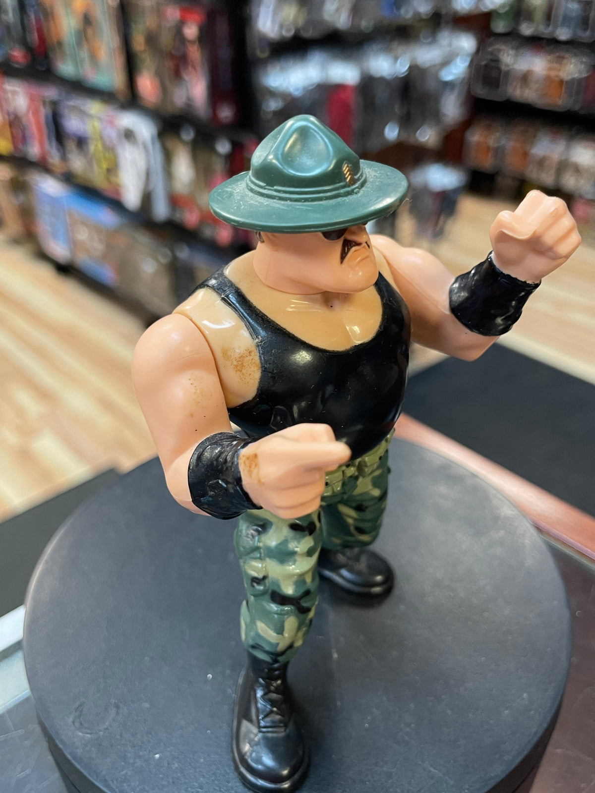 Sgt Slaughter 9185 (Vintage WWF WWE, Hasbro) **COMPLETE**