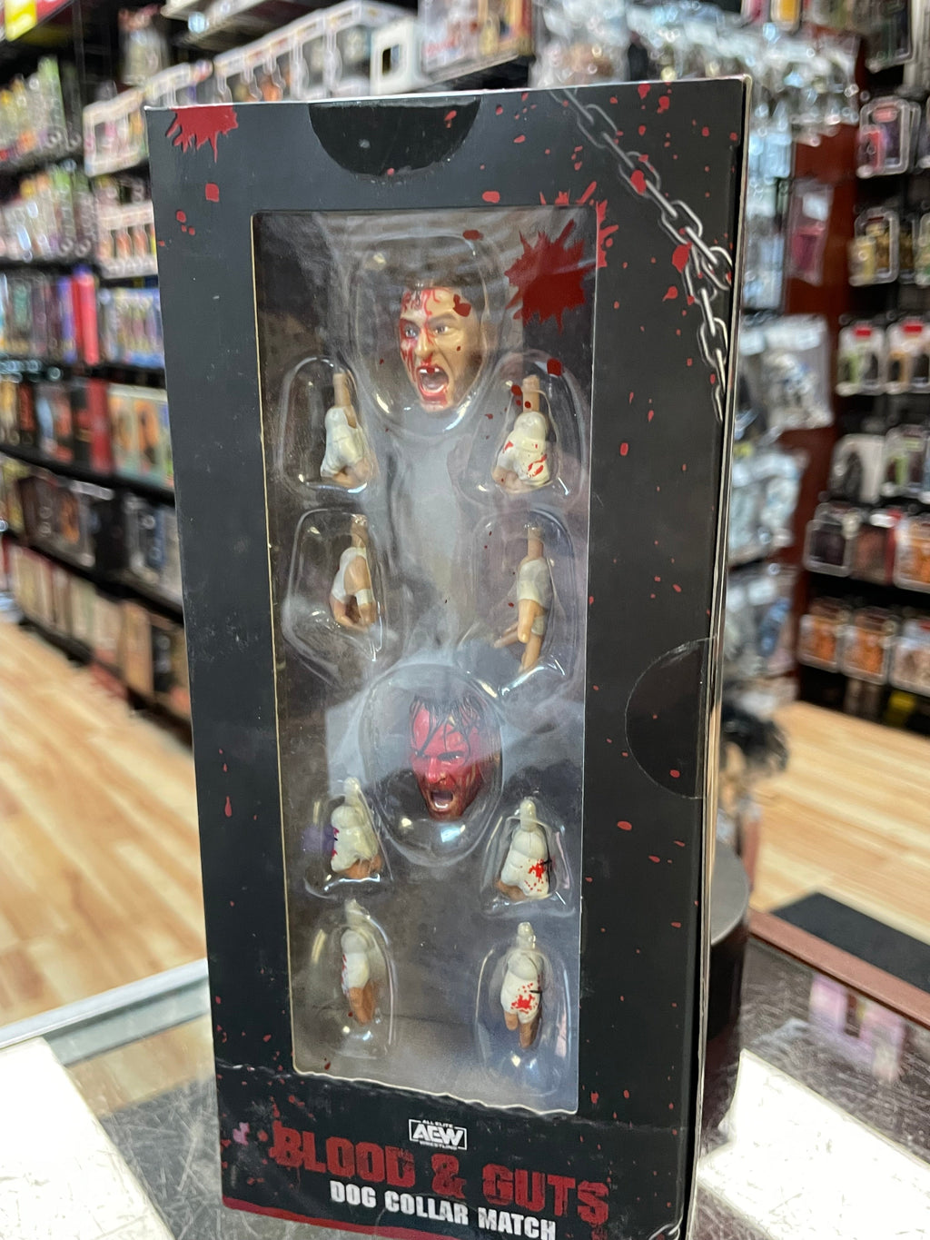 Blood & Guts: CM Punk & MJF  (AEW Unmatched Collection, Jazwares) **SEALED**