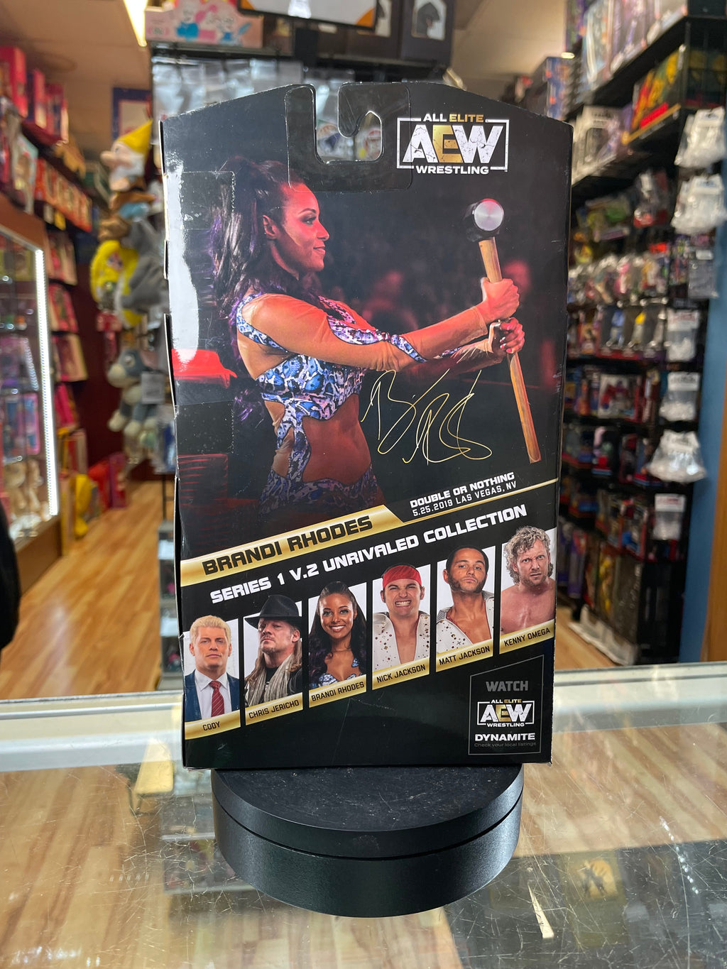 Brandi Rhoades Unrivaled #05 (AEW Unmatched Collection, Jazwares) SEALED