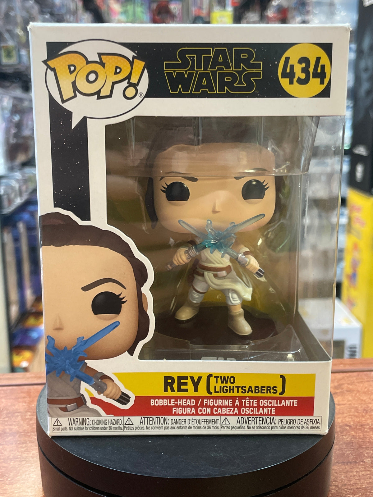 Two Lightsabers Rey #434 (Funko Pop, Star Wars)