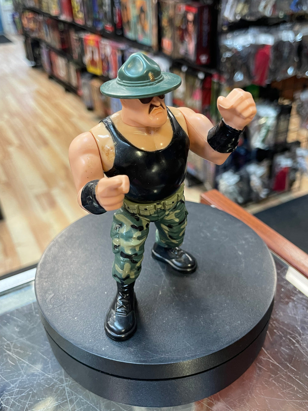 Sgt Slaughter 9185 (Vintage WWF WWE, Hasbro) **COMPLETE**