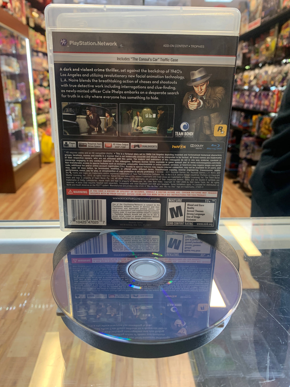 L.A. Noire (Sony PlayStation 3 PS3, Video Game)r