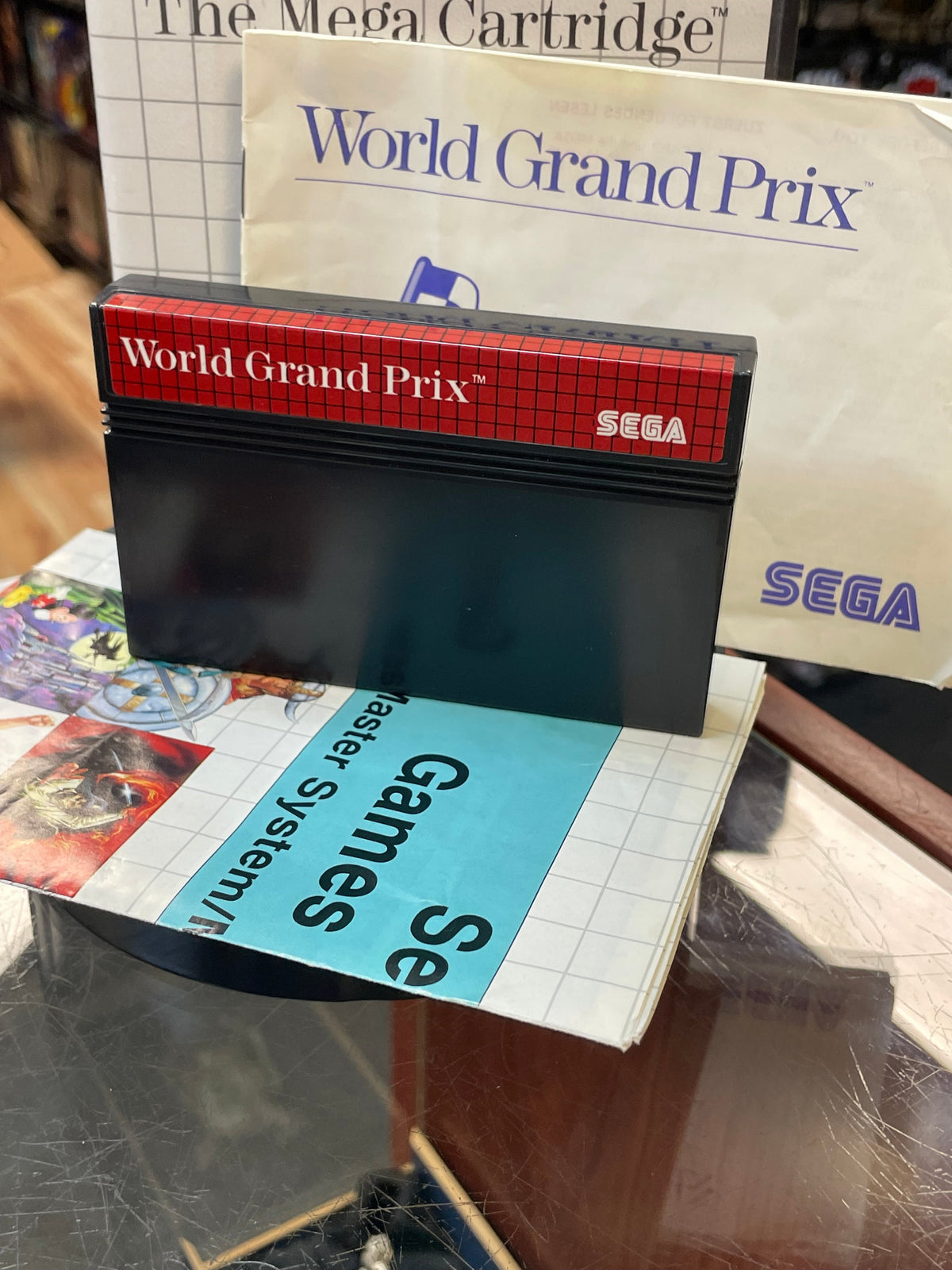 World Grand Prix (SEGA Master System SMS, Video Games) **COMPLETE**