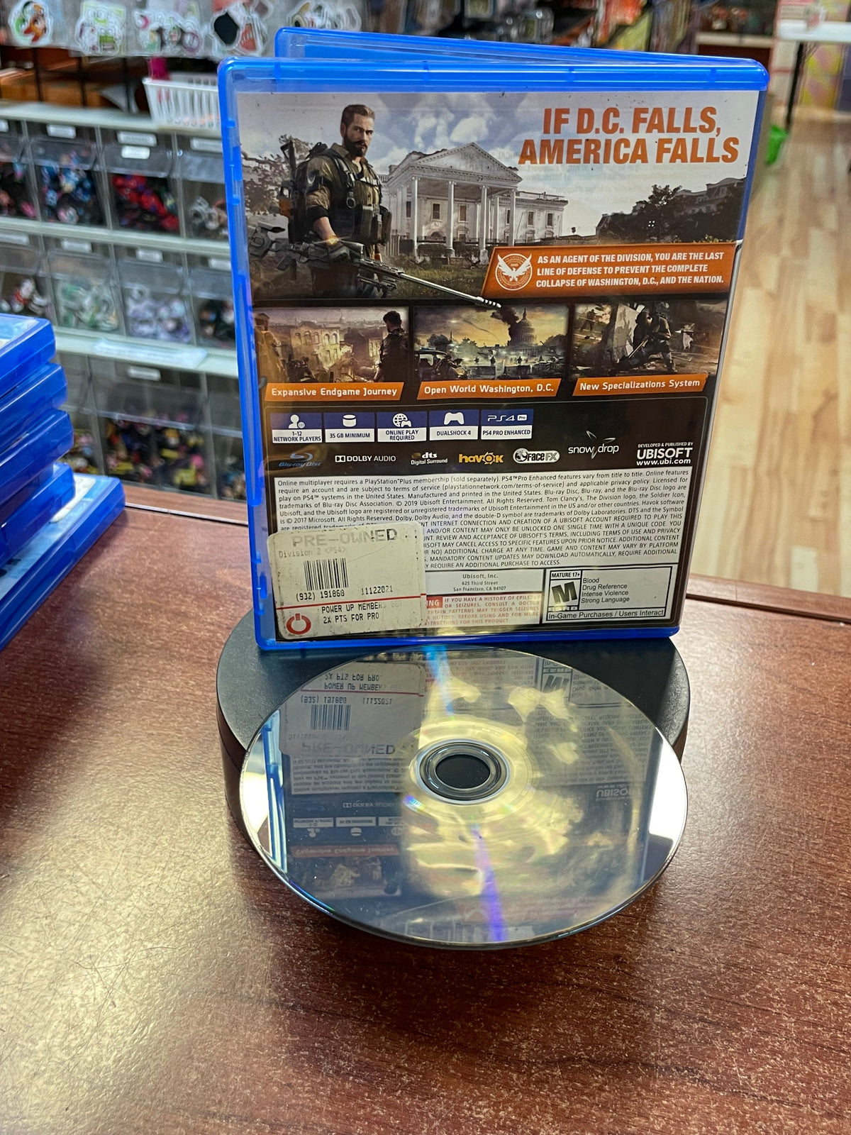 Tom Clancy The Division 2 (Sony Playstation PS4, Video Games) **TESTED**