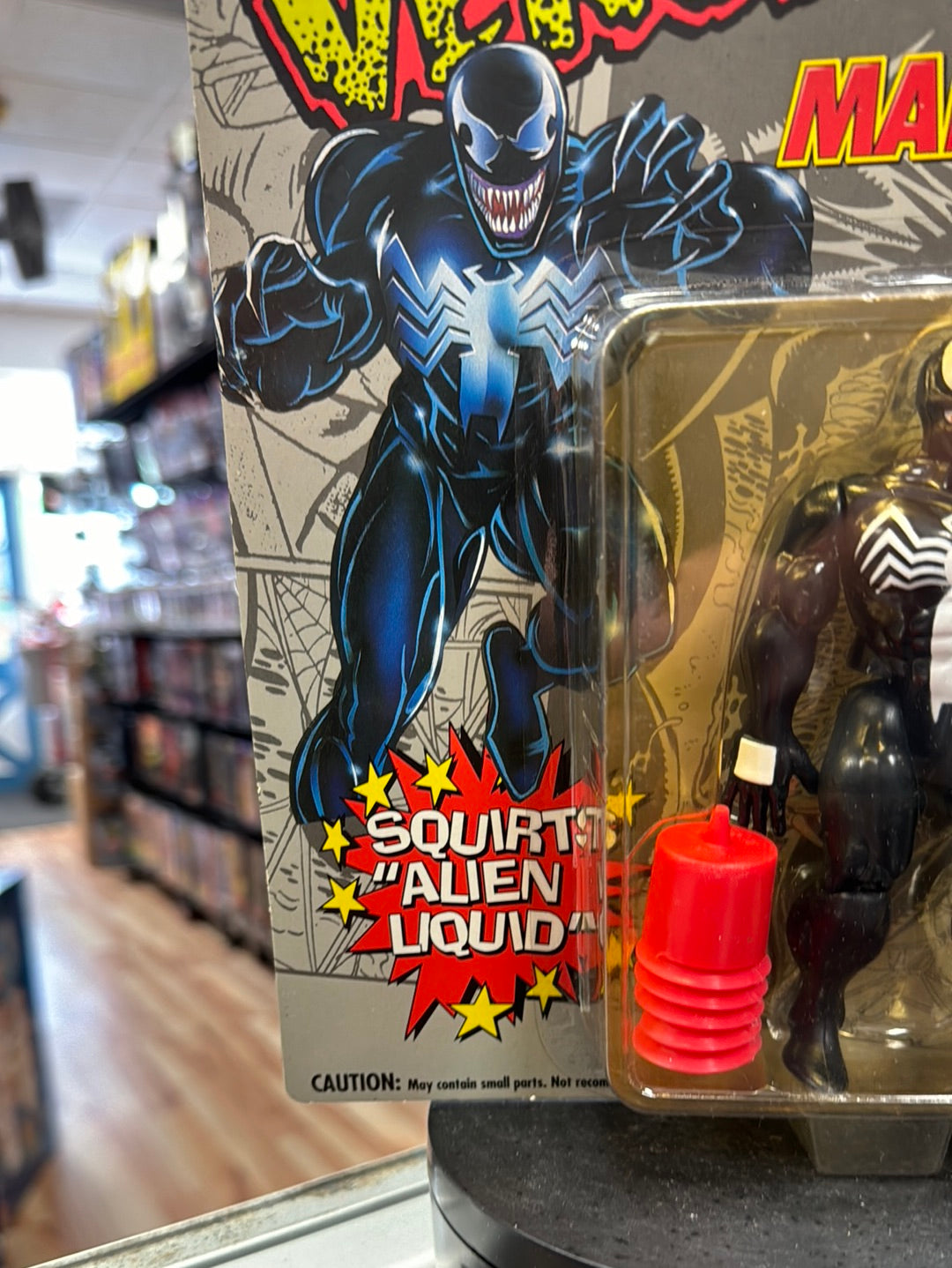 Squirt Alien Venom (Vintage Marvel Superheroes, ToyBiz) Sealed