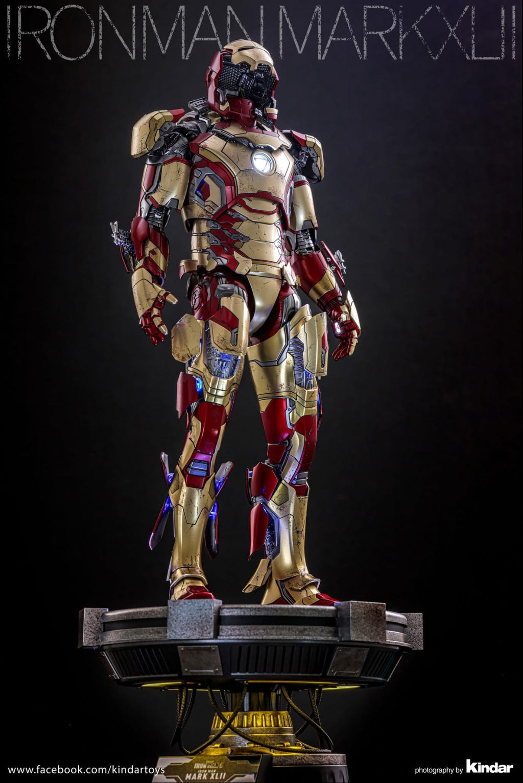 READY🔥Hot Toys MMS759D66B Marvel Ironman 3 Ironman Mark 42 (2.0) 1/6 Scale Collectible Figure (Deluxe Version) Special Edition