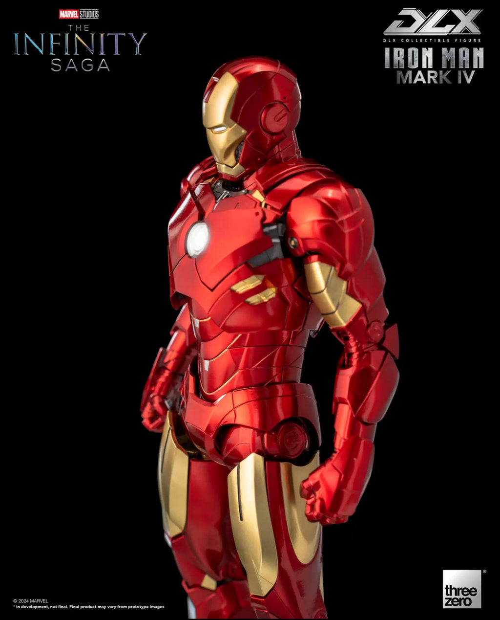 The Infinity Saga DLX Iron Man Mark IV Marvel 1/12 Scale by ThreeZero