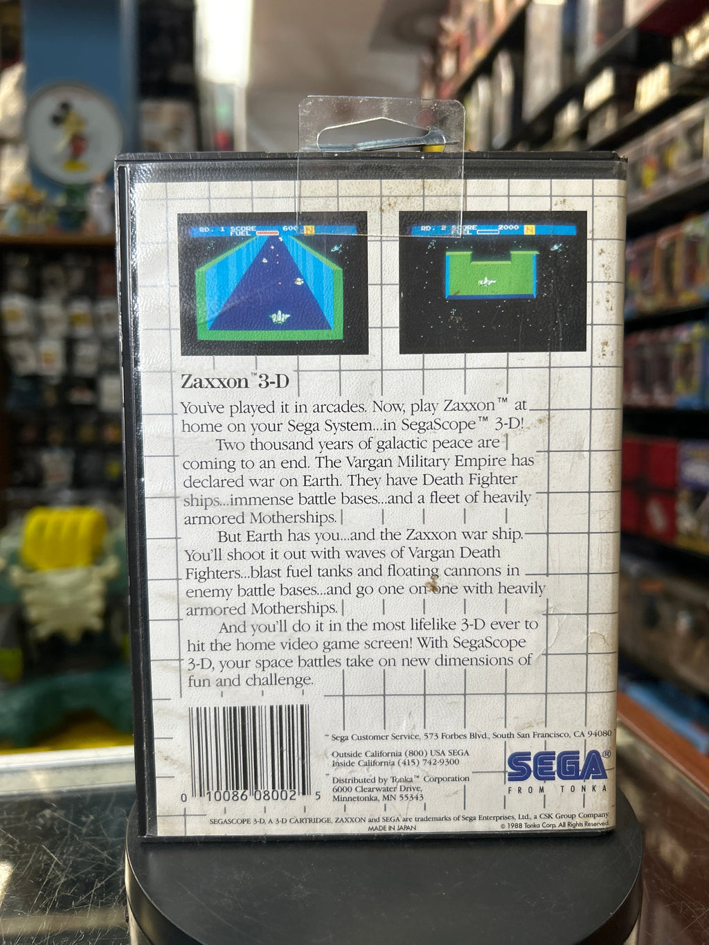 Zaxxon 3D 0849 (SEGA Master System SMS, Video Games) **COMPLETE**