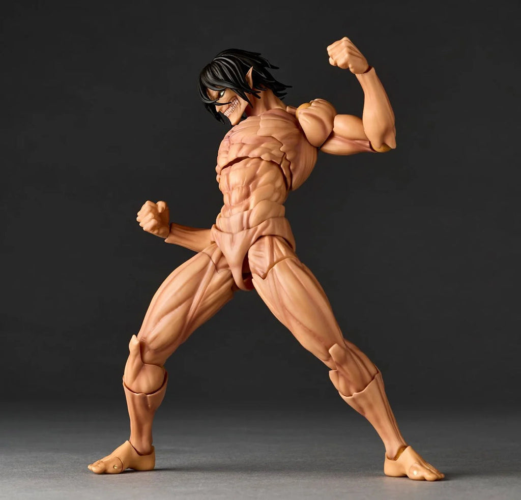 Revoltech Amazing Yamaguchi Attack on Titan Eren Yeager Titan by Kaiyodo