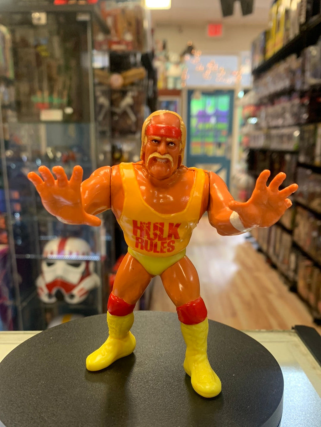 Body Slamming Hulk Hogan 0848 (Vintagw WWF WWE, Hasbro)
