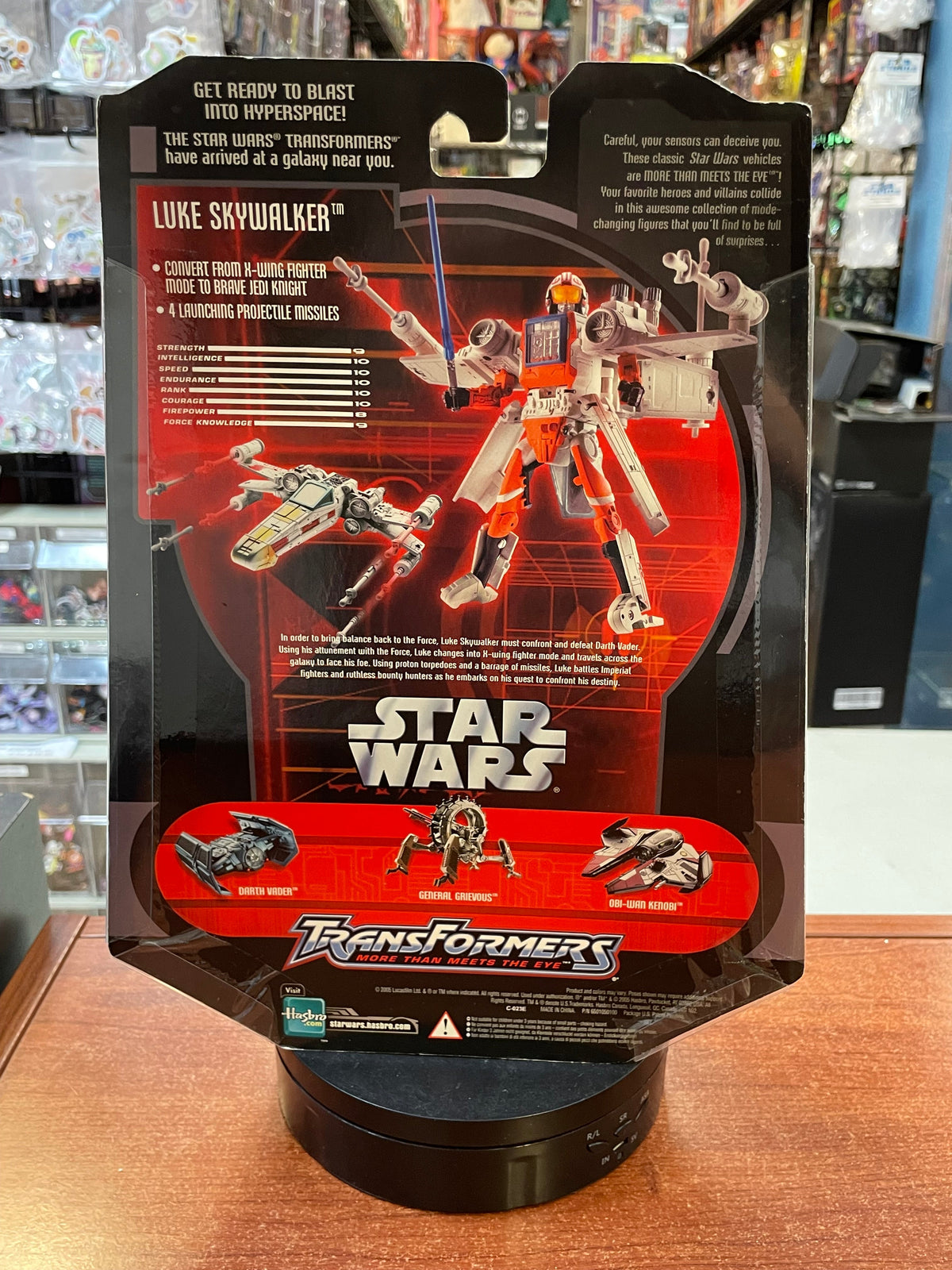 Luke Skywalker X-Wingfighter (Transformers Star Wars, Hasbro) SEALED