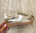 Modern 19 Gold And White Sneaker