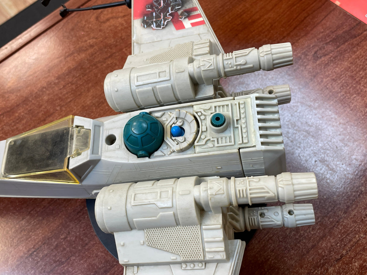 Battle Damage X-Wing Fighter With Stickers (Vintage Star Wars ESB, Kenner)