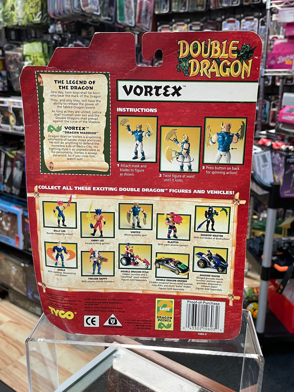 Vortex (Vintage Double Dragon, Tyco) **SEALED**