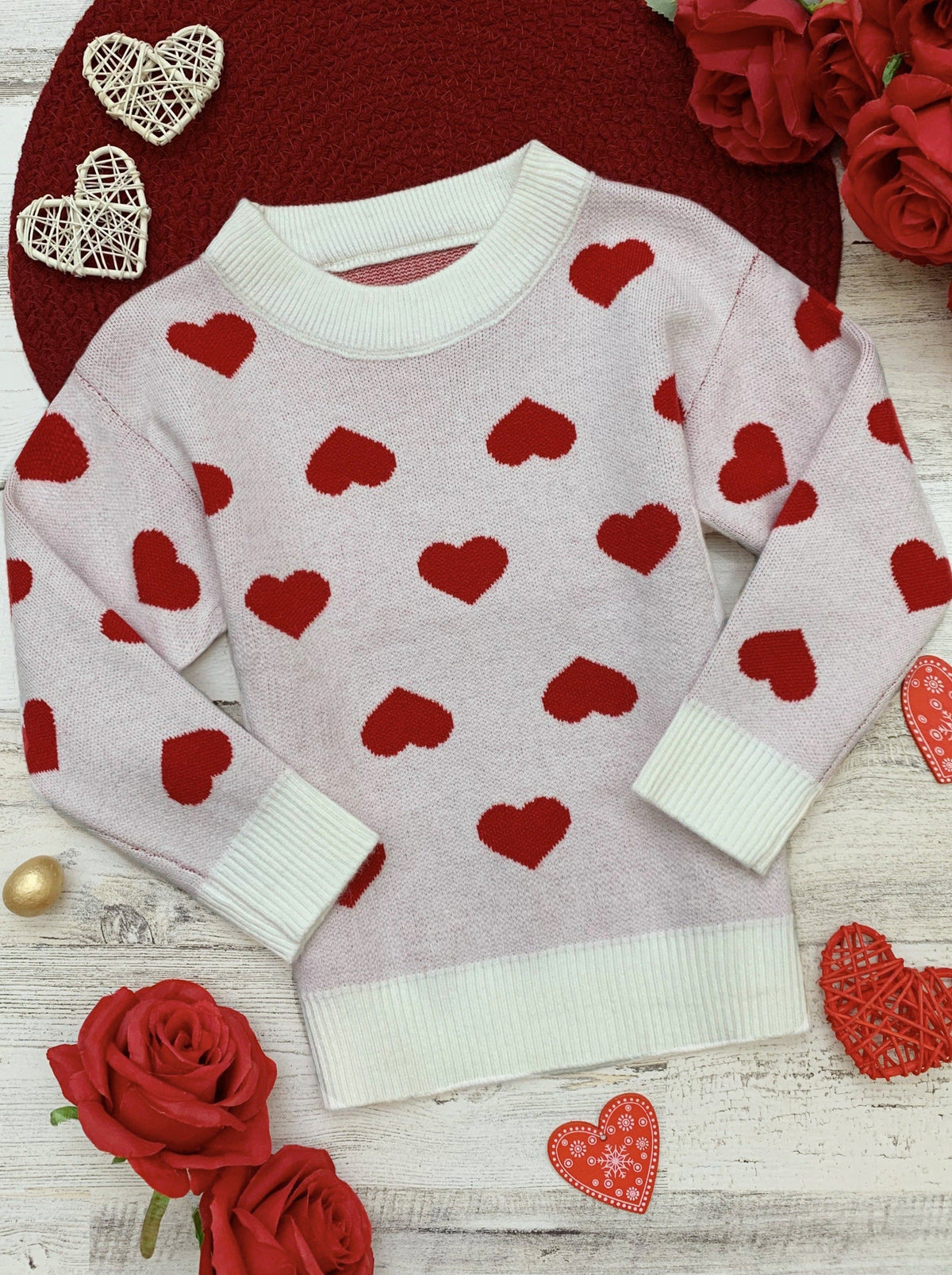 Big Hearted Knit Sweater