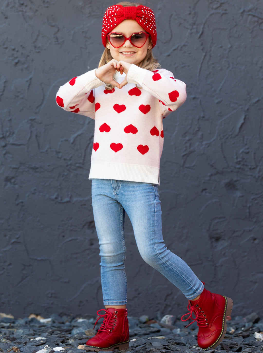 Big Hearted Knit Sweater