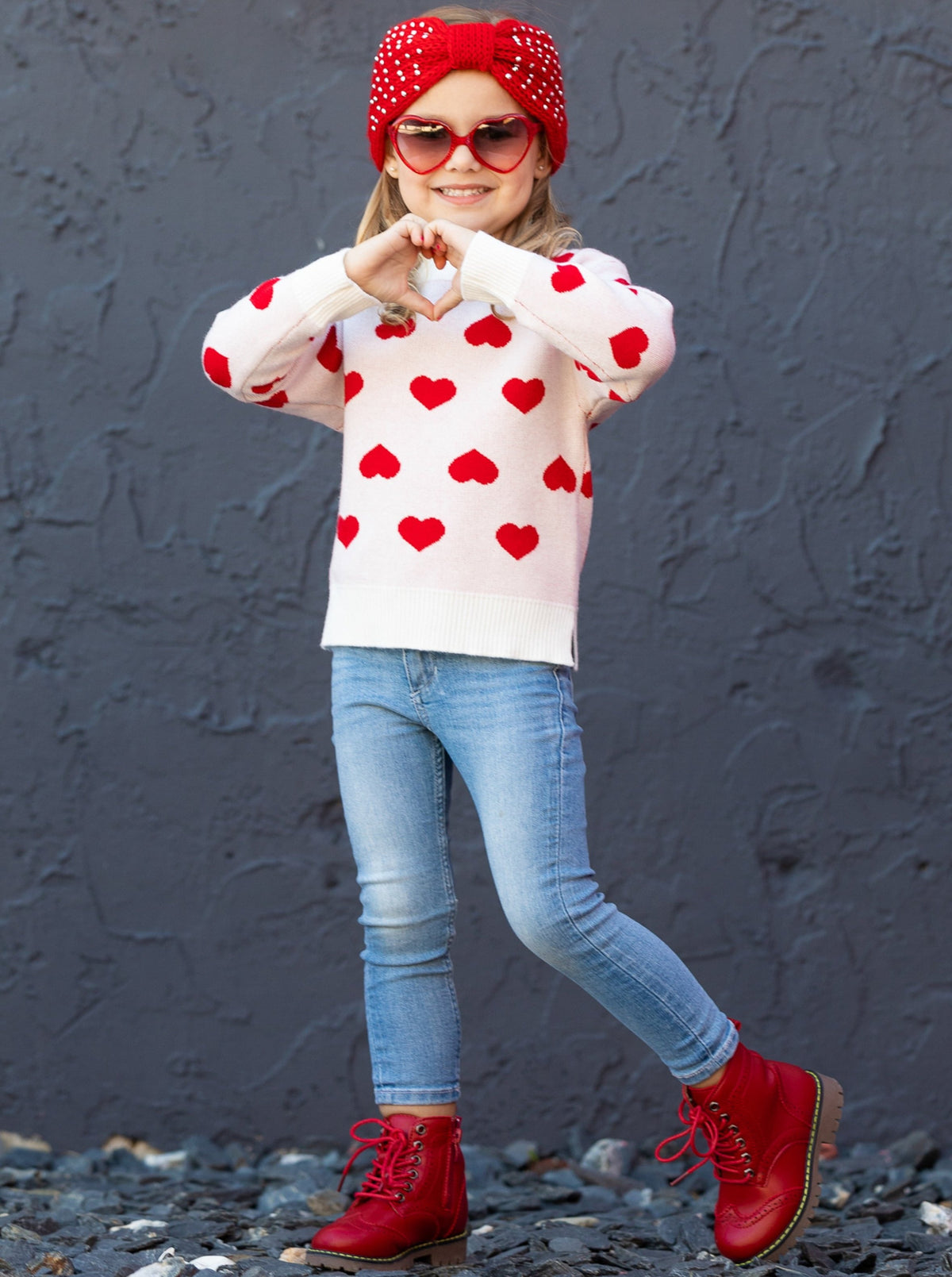 Big Hearted Knit Sweater