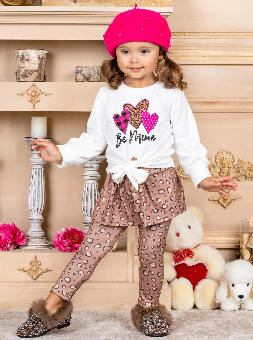 Be Mine Skirt-Legging Set