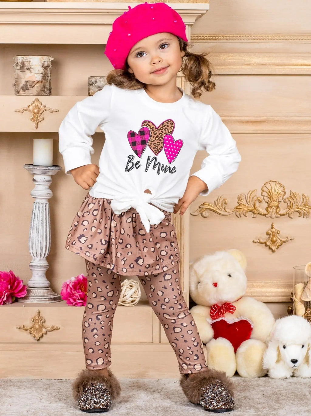 Be Mine Skirt-Legging Set