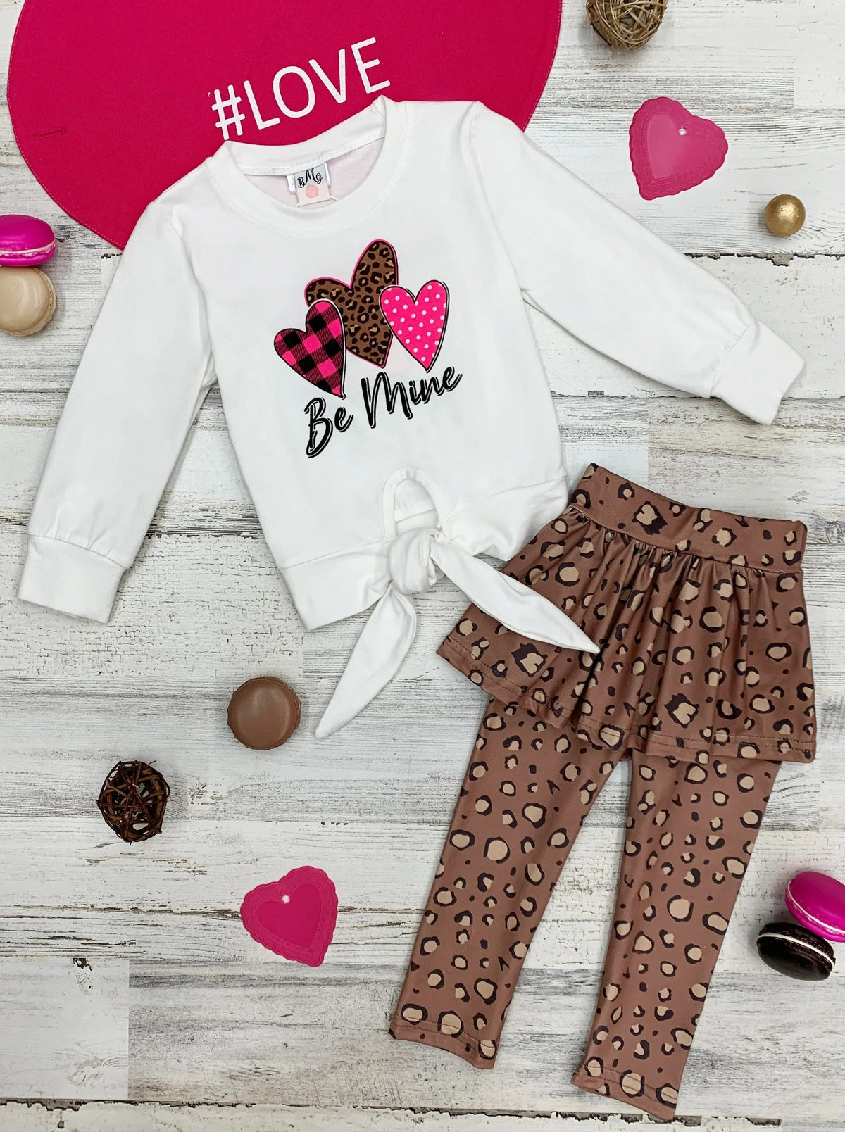 Be Mine Skirt-Legging Set