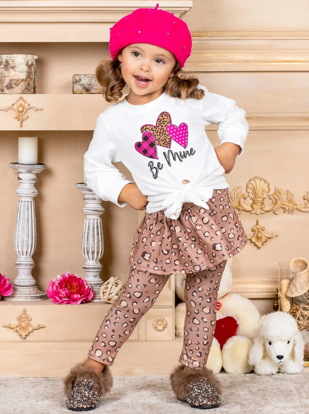 Be Mine Skirt-Legging Set