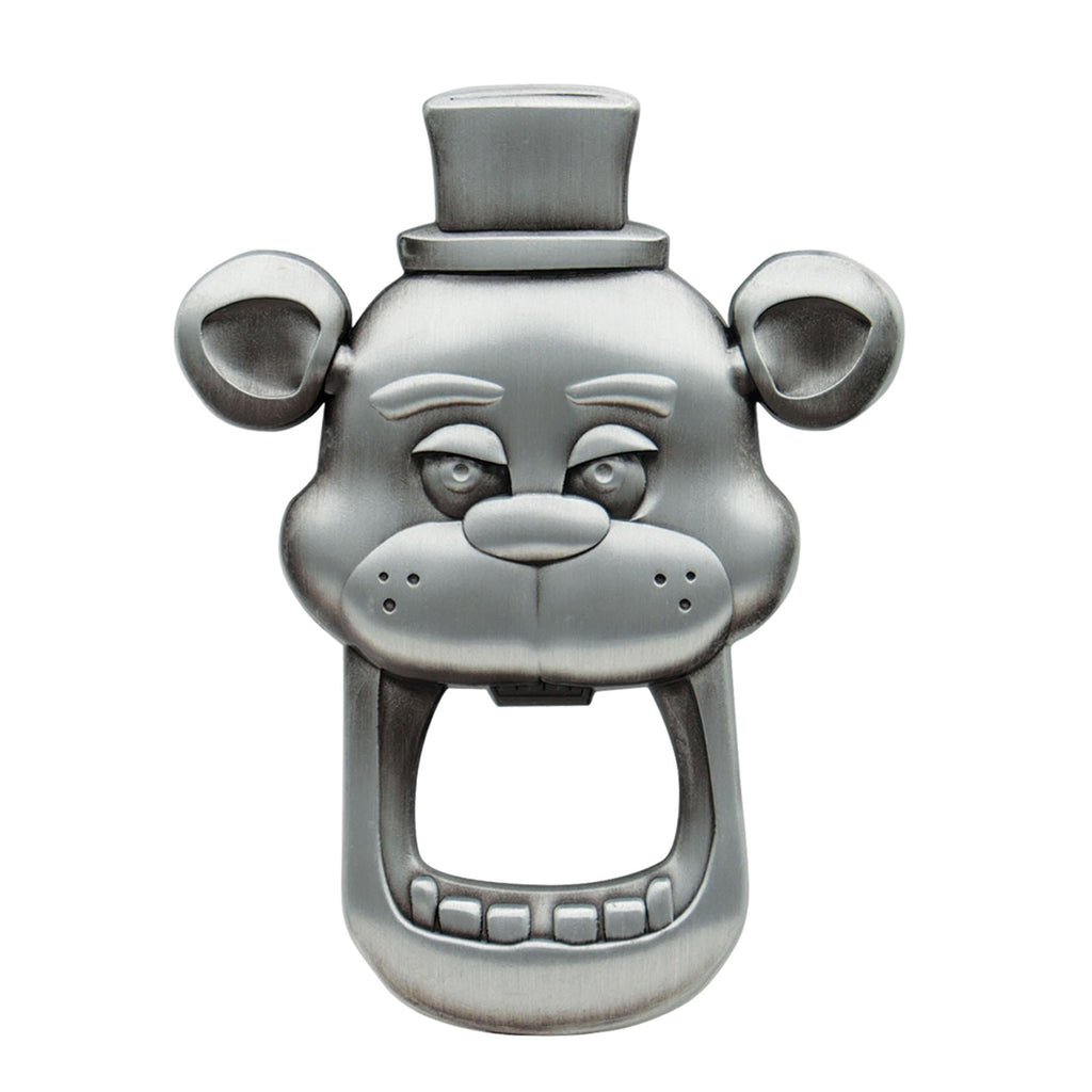 Five Nights At Freddy's Freddy Fazbear Face Magnetic Metal Bottle Opener