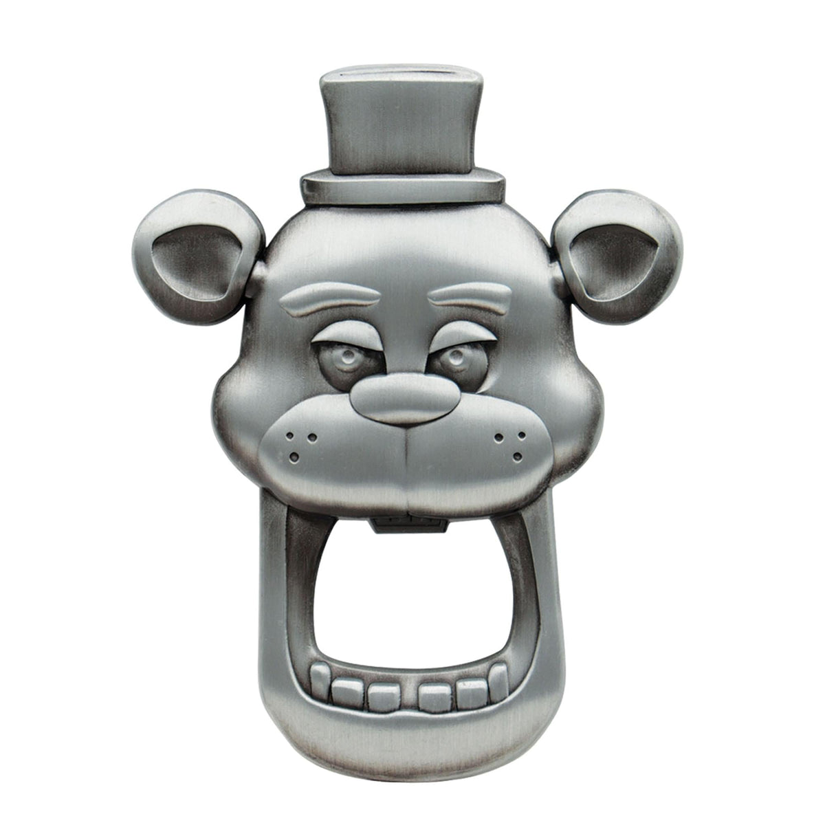 Five Nights At Freddy's Freddy Fazbear Face Magnetic Metal Bottle Opener