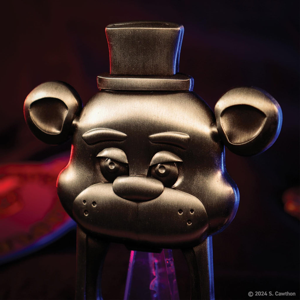 Five Nights At Freddy's Freddy Fazbear Face Magnetic Metal Bottle Opener