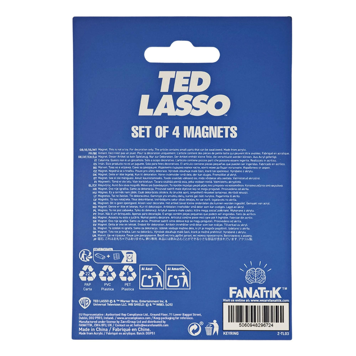Ted Lasso 5-Piece Magnet Set