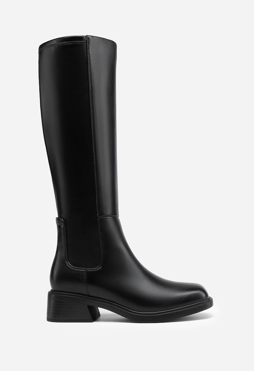 Women's Square Toe Knee High Boots