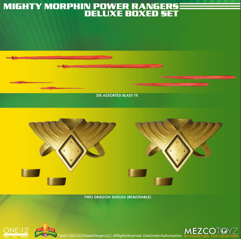 Mezco Toyz One:12 Collective Mighty Morphin' Power Rangers Deluxe Boxed Set