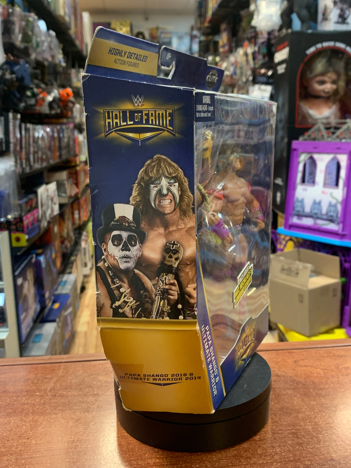 Papa Shango & Ultimate Warrior (WWE Elites, Mattel) SEALED
