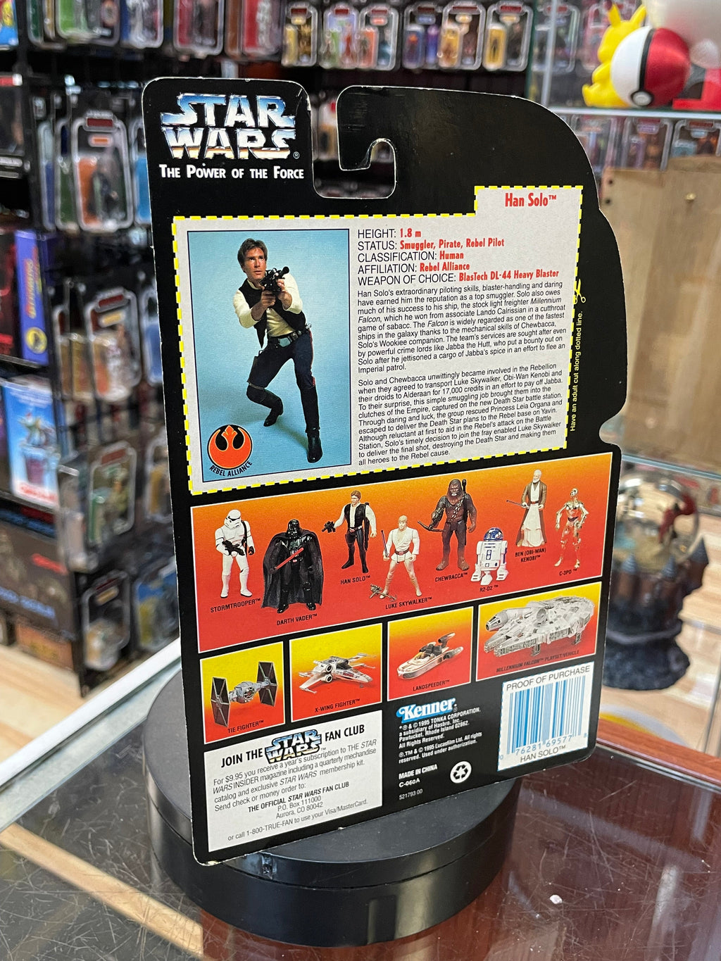 Han Solo (Vintage Star Wars, The Power of the Force) SEALED