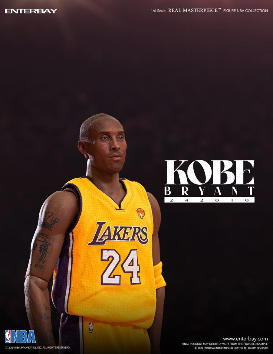 NBA 2010 Champion Los Angeles Lakers Kobe Bryant Real Masterpiece by Enterbay