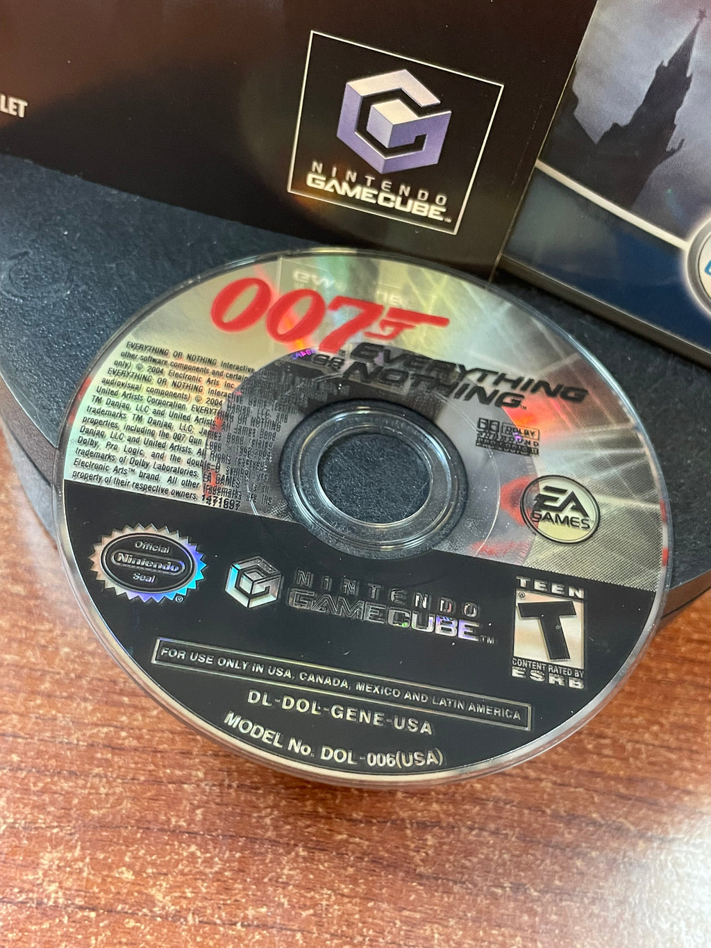 007 Everything Or Nothing (Nintendo Gamecube, EA Games, Video Game) **TESTED**